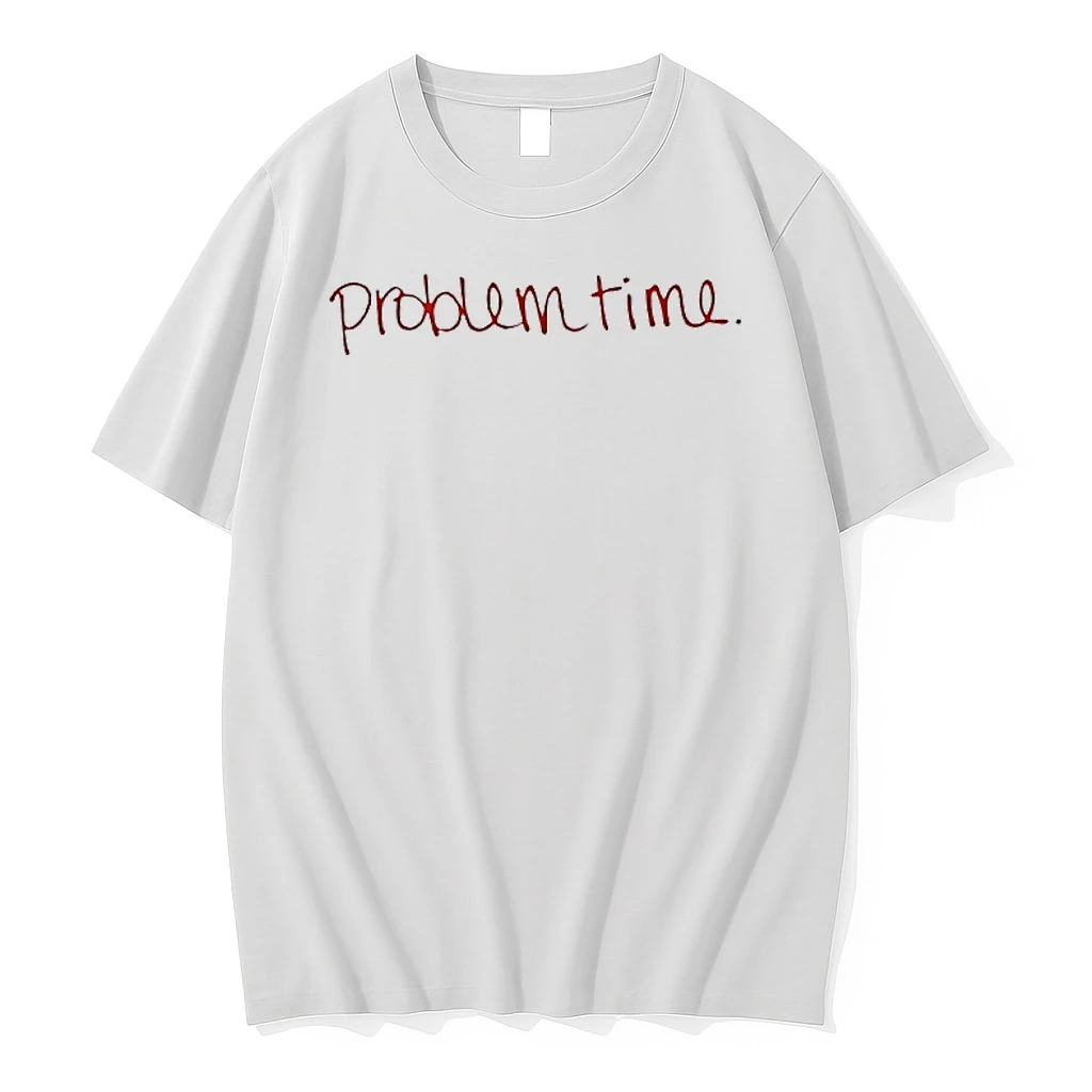 Becca Moore Wearing Problem Time Circle Shirts