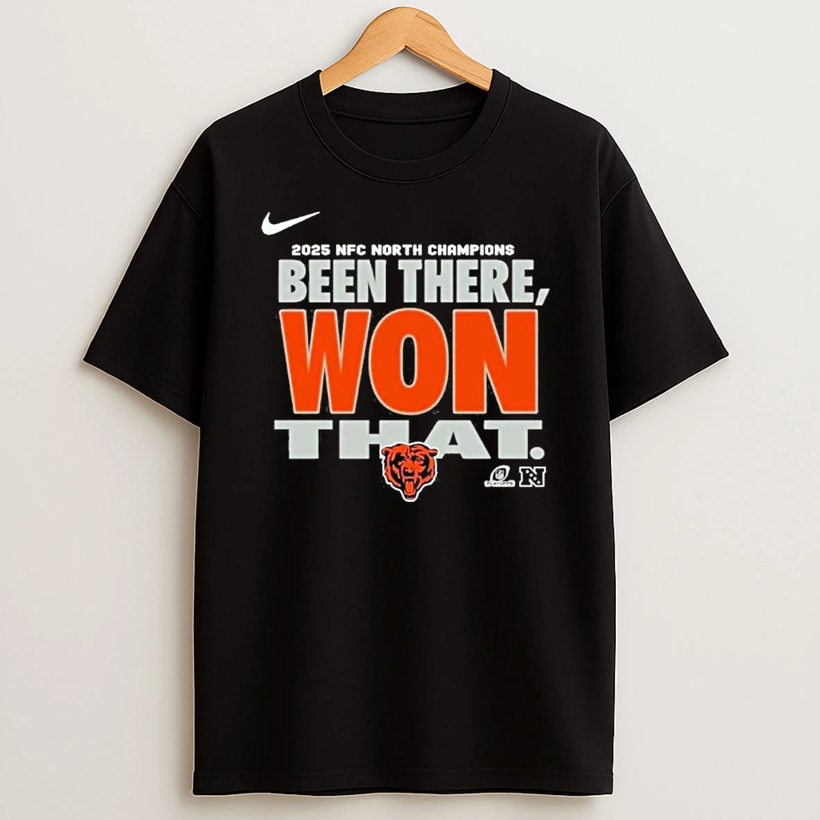 Been There Won That Chicago Bears 2025 Nfc North Division Champions Locker Room Shirts