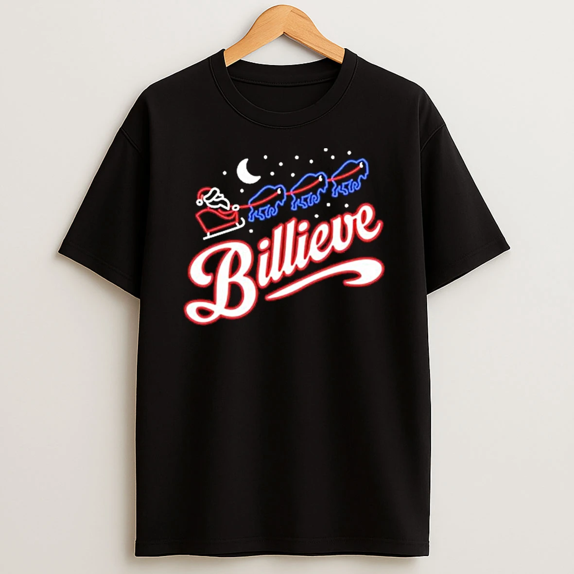 Bellieve Santa Reindeer Buffalo Bills Shirts