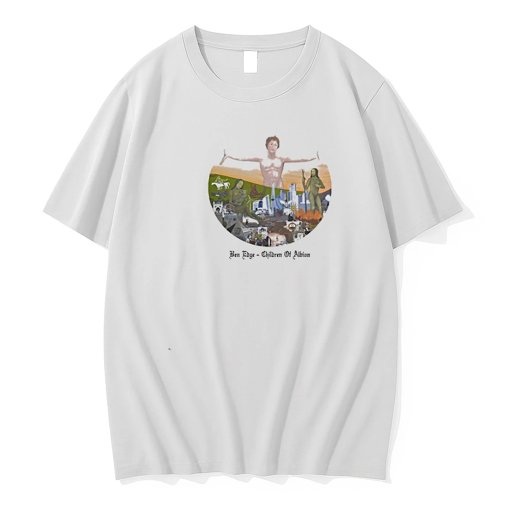 Ben Edge Children Of Albion White Earth Positive Shirts