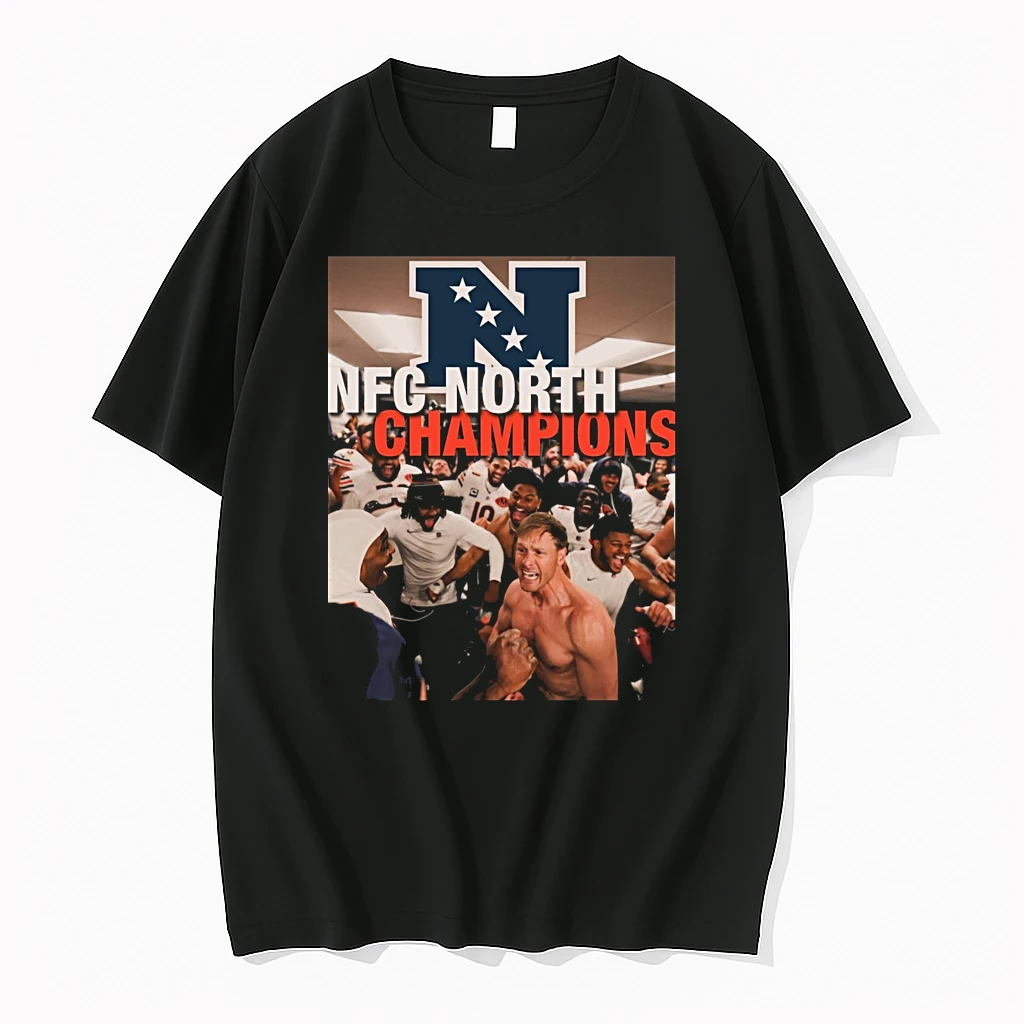 Ben Johnson Off Bears Nfc North Champions Chicago Bears 2025 Shirts