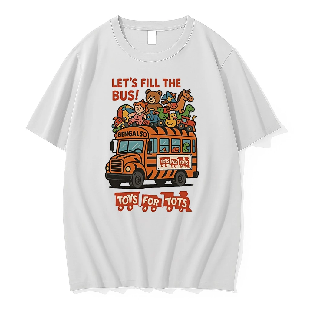 Bengalaso Lets Fill The Bus Toys For Tots Shirts