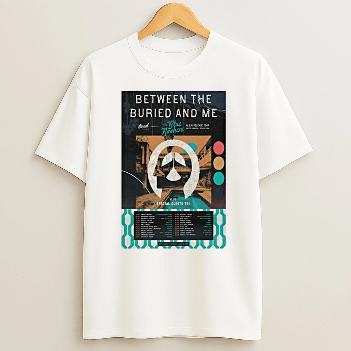 Between The Buried And Me The Buried Nowhere Europe Tour 2026 Shirts