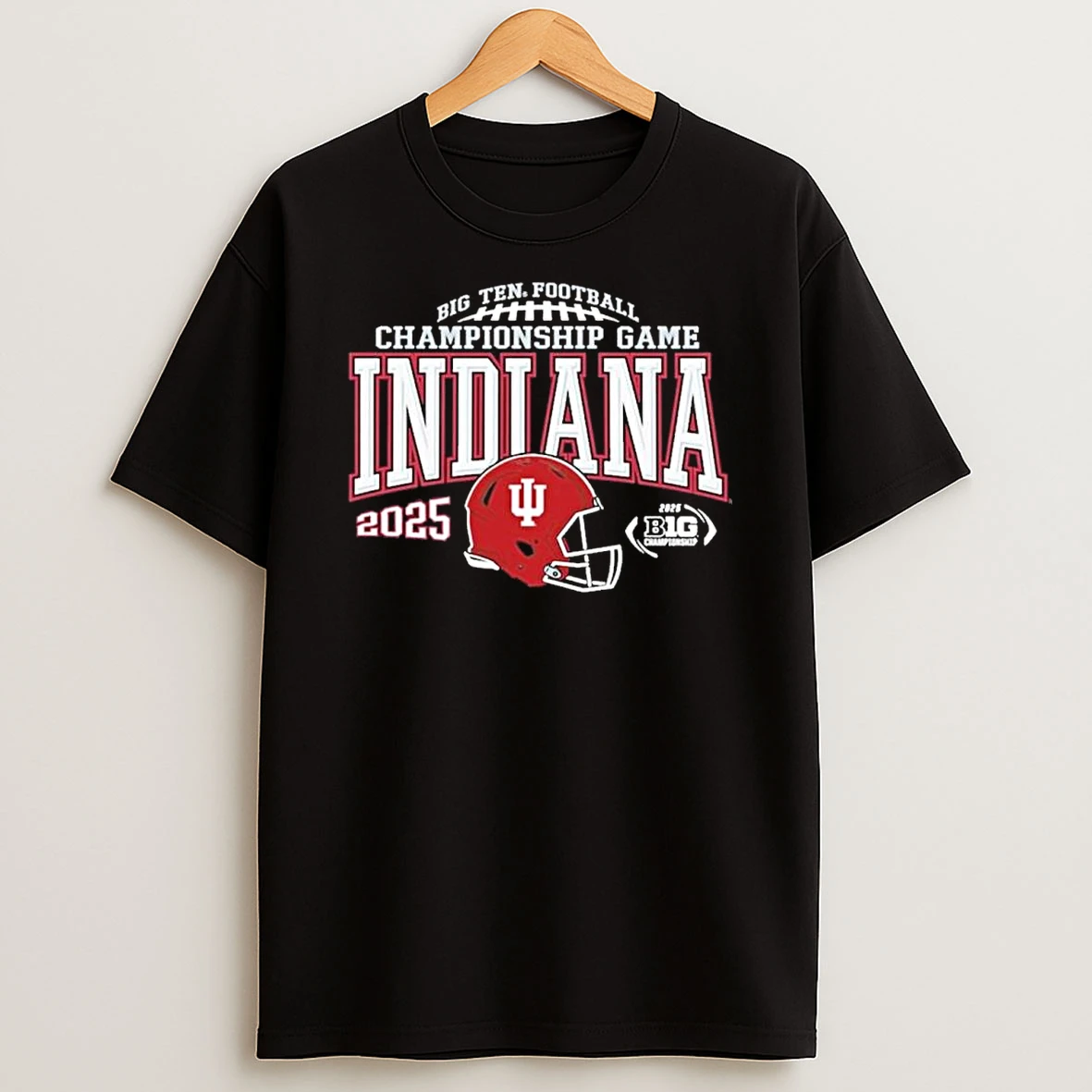Big 10 Football Championship Bound Helmet Indiana Hoosiers Shirts