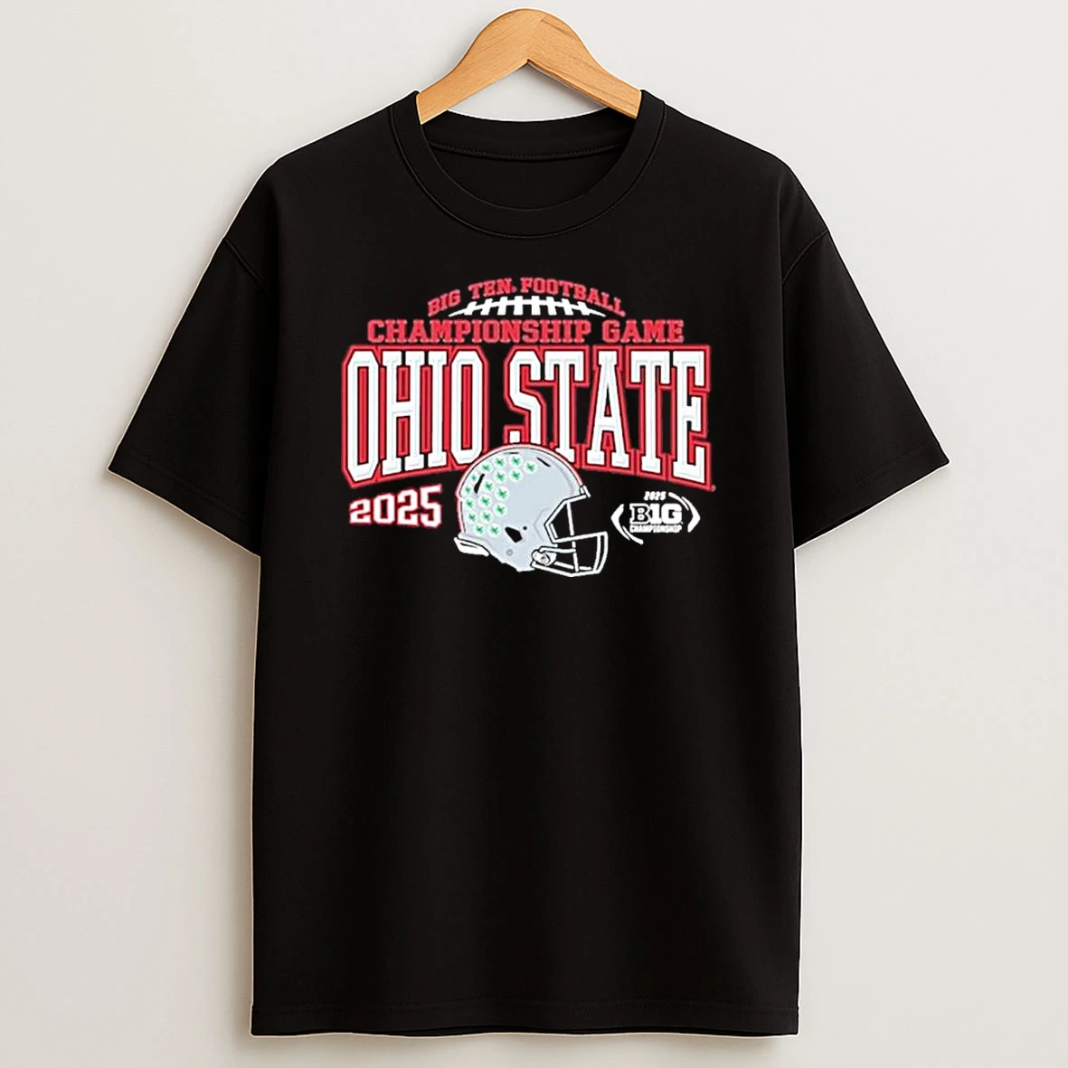 Big 10 Football Championship Bound Helmet Ohio State Buckeyes Shirts