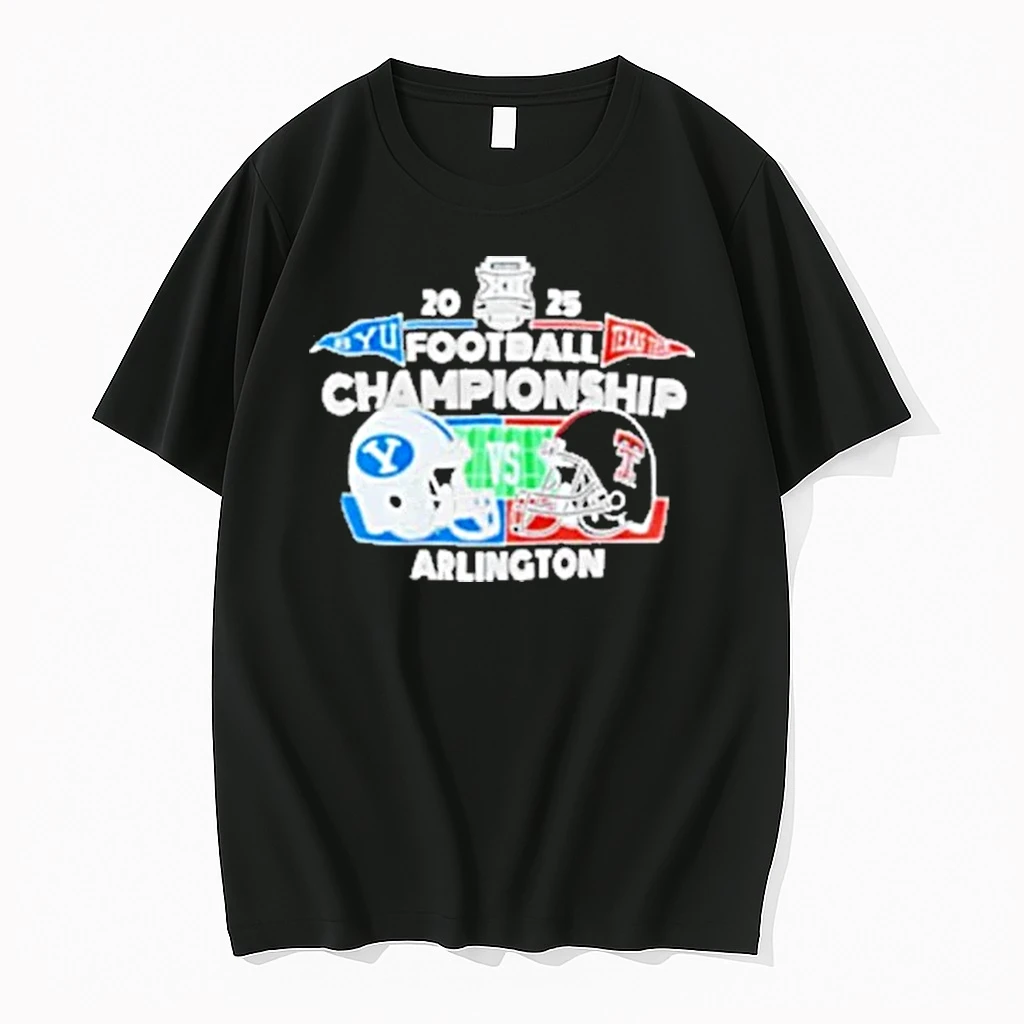 Big 12 Championship Bound Byu Vs Texas Tech Arlington Helmets Shirts