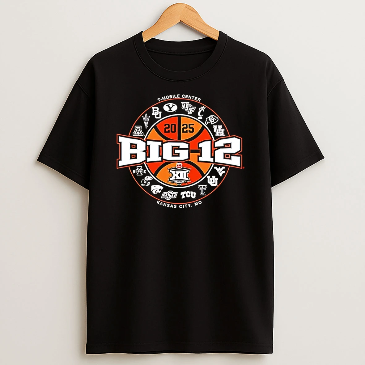 Big 12 Womens Basketball Tournament Logo All Team Shirts