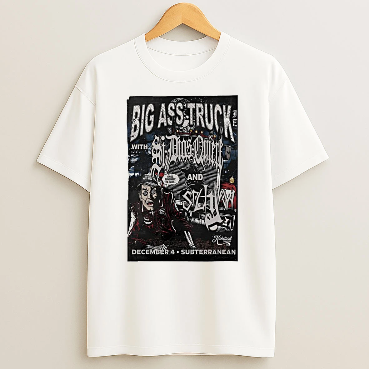 Big Ass Truck Dec 4th 2025 Subterranean In Chicago Il Shirts