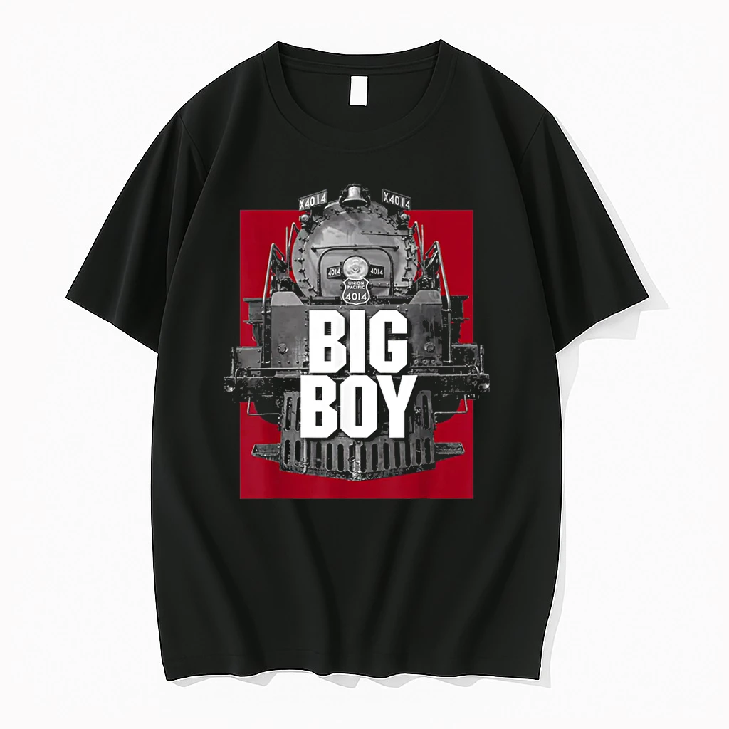 Big Boy 4014 Classic Steam Engine Retro Locomotive Railroad Shirts