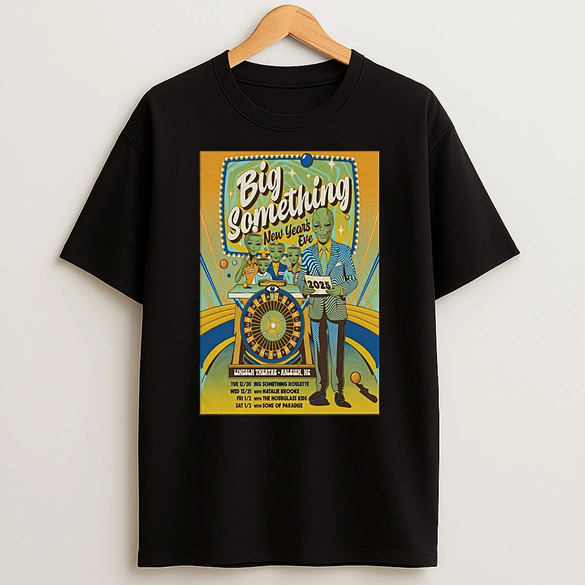 Big Something New Years Eve 2025 2026 Lincoln Theatre In Raleigh Nc Shirts