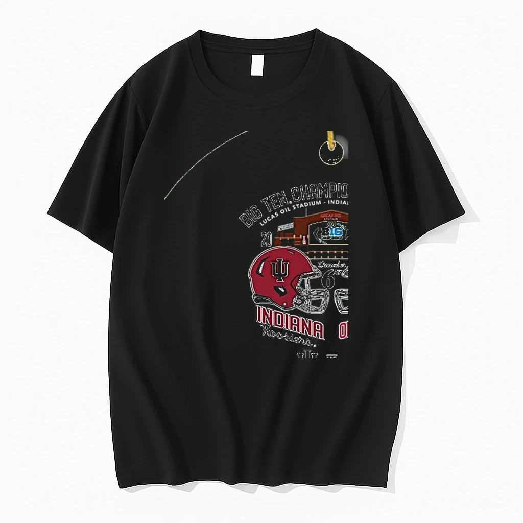 Big Ten 2025 Football Championship Game Lucas Oil Stadium Indiana Hoosiers Vs Ohio State Buckeyes Head To Head December 6th 2025 Shirts