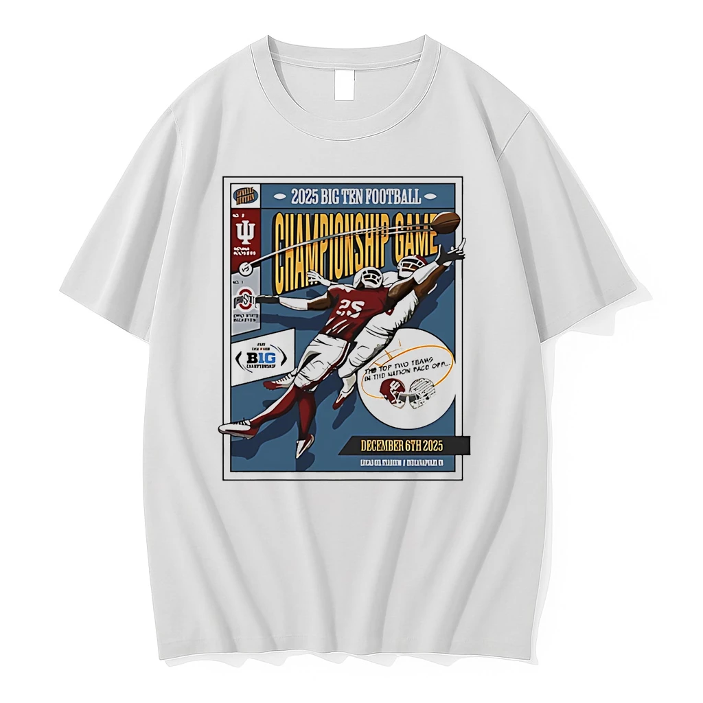 Big Ten Indiana Hoosiers Ohio State Buckeyes 2025 Championship Shirts