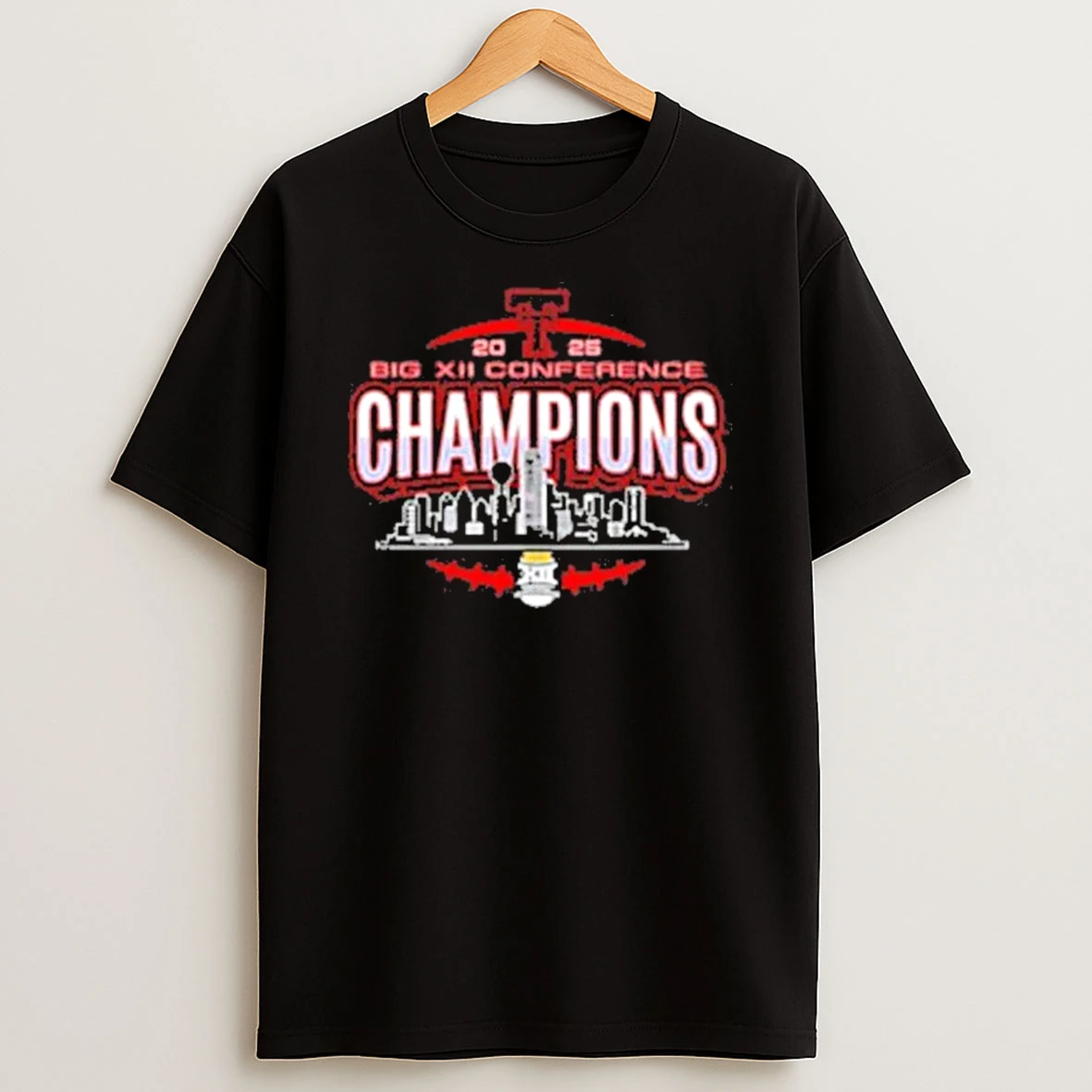 Big Xii Conference Champion Texas Tech Logo Legend 2025 Shirts