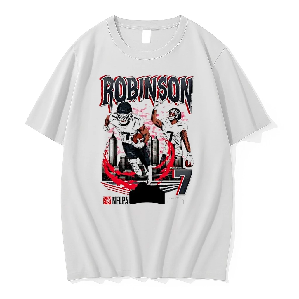 Bijan Robinson Picture Collage Moments City Skyline Shirts