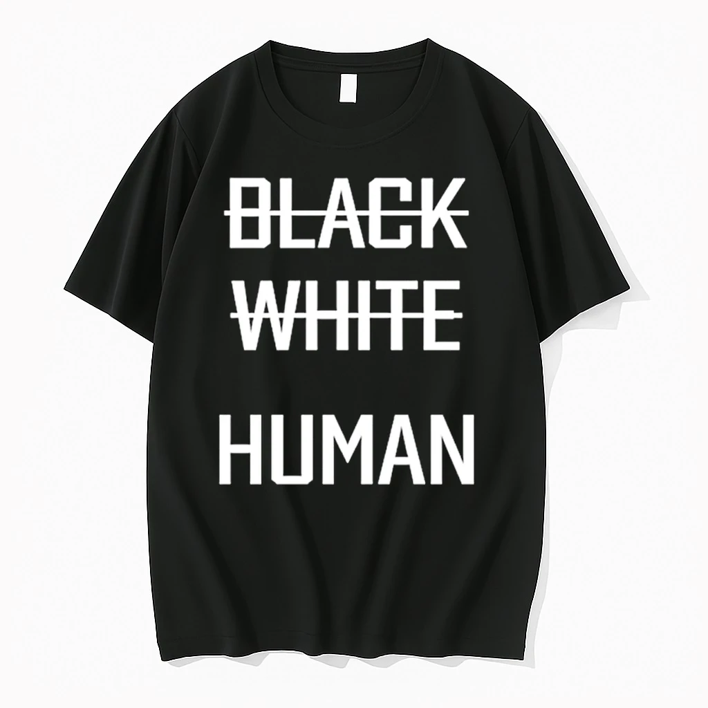 Black White Human Shirts