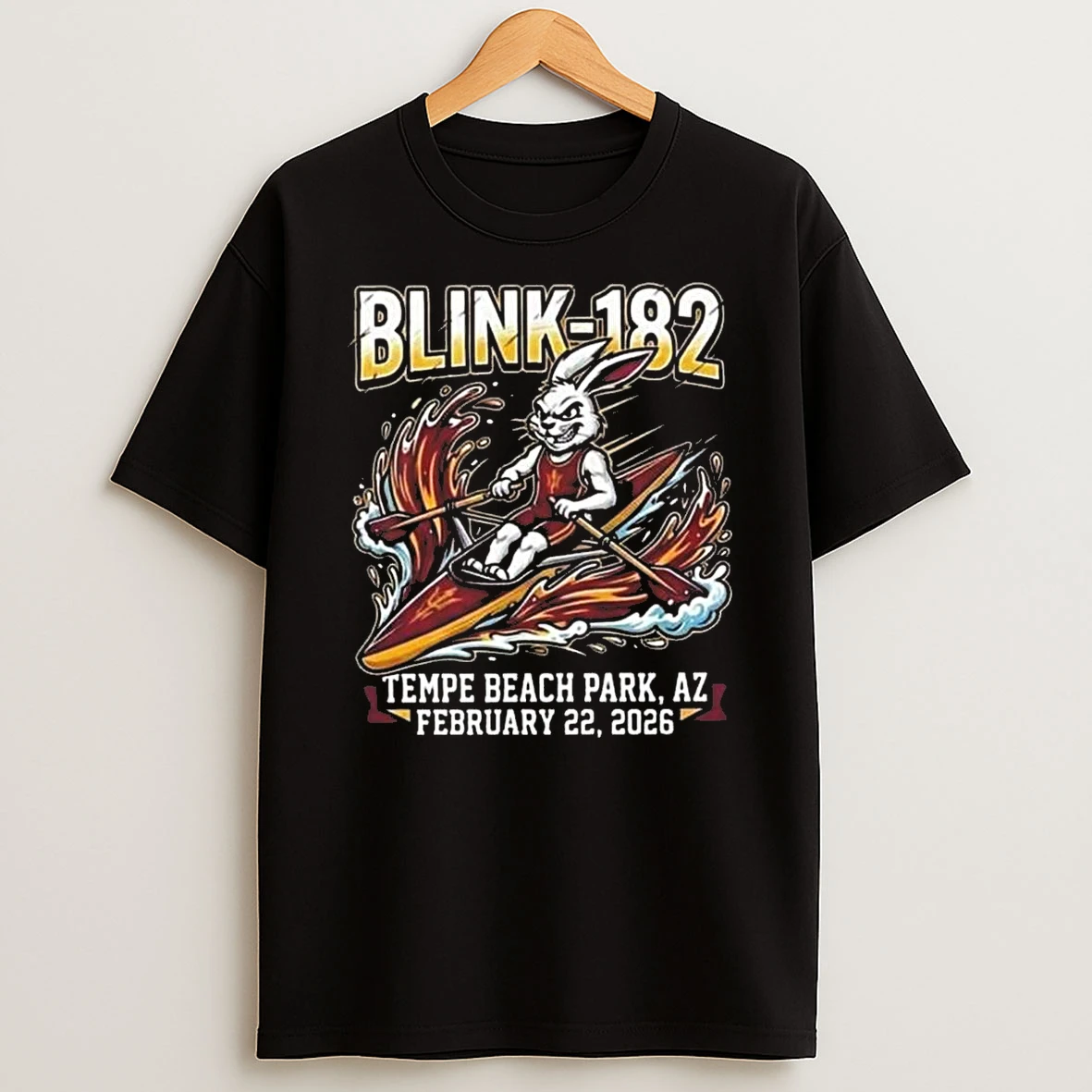 Blink 182 X Asu Rowing Music Show At Innings Festival Arizona 2026 On February 22 2026 Tempe Beach Park Az Shirts