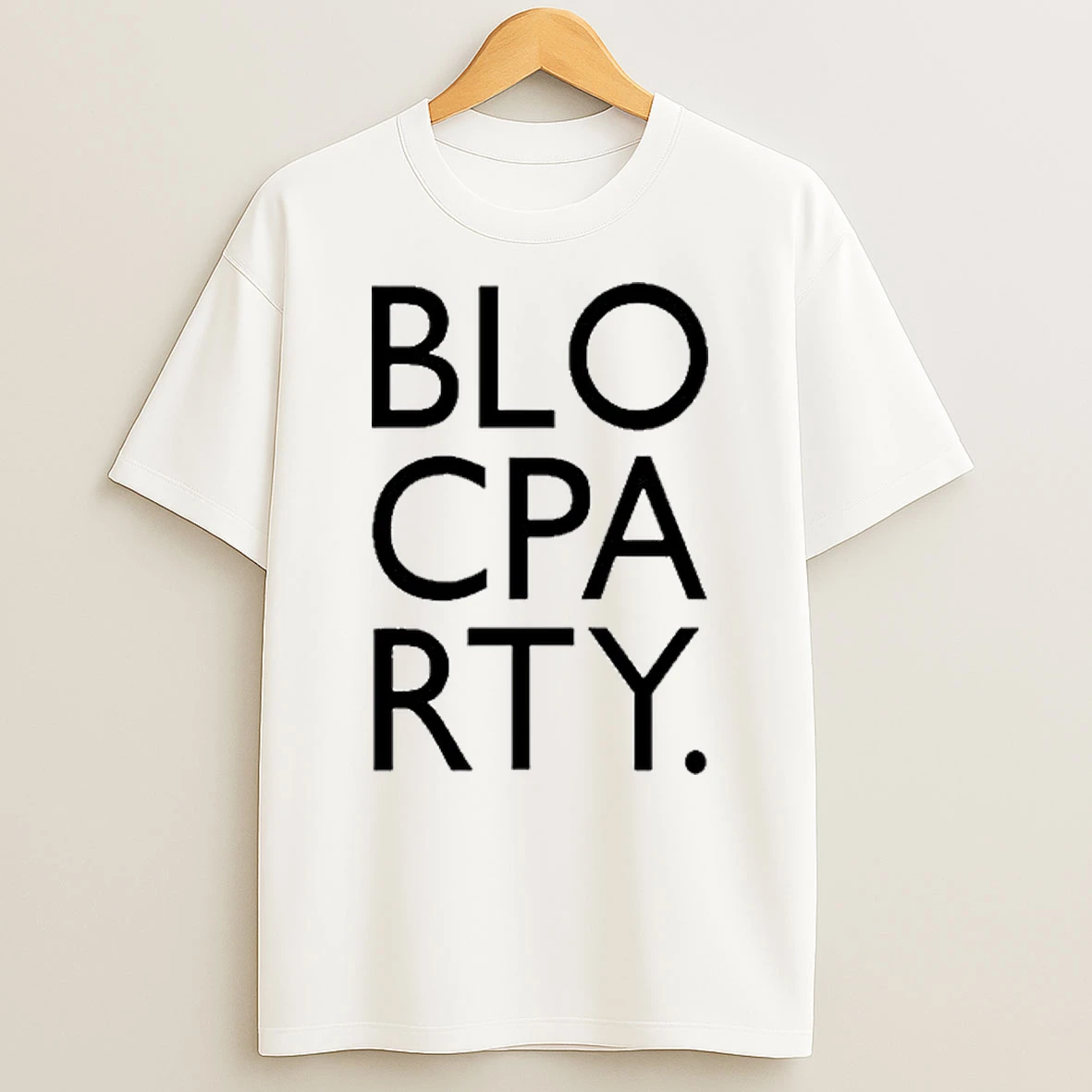 Bloc Party Logo Infill Tour 2025 Shirts