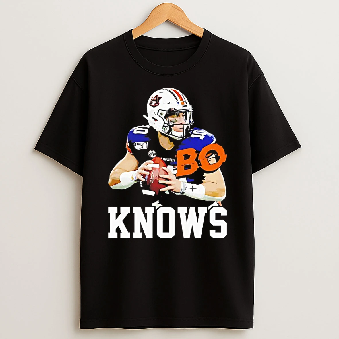 Bo Nix College Football Fan Bo Knows Parody Shirts