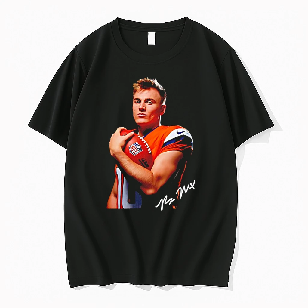 Bo Nix Denver Broncos Illustrated Signature 25 Shirts