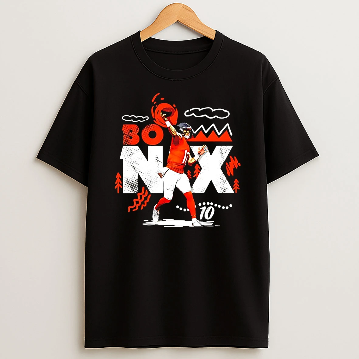 Bo Nix Denver Broncos Player Name Shirts