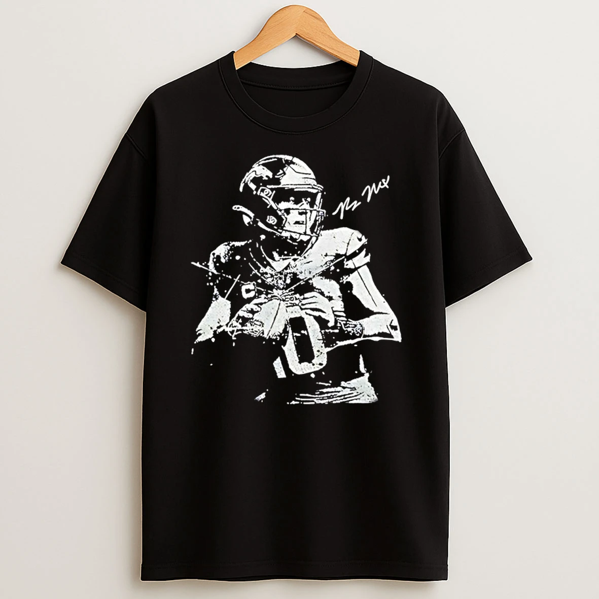 Bo Nix Denver Broncos Signature Vinatge 25 Shirts