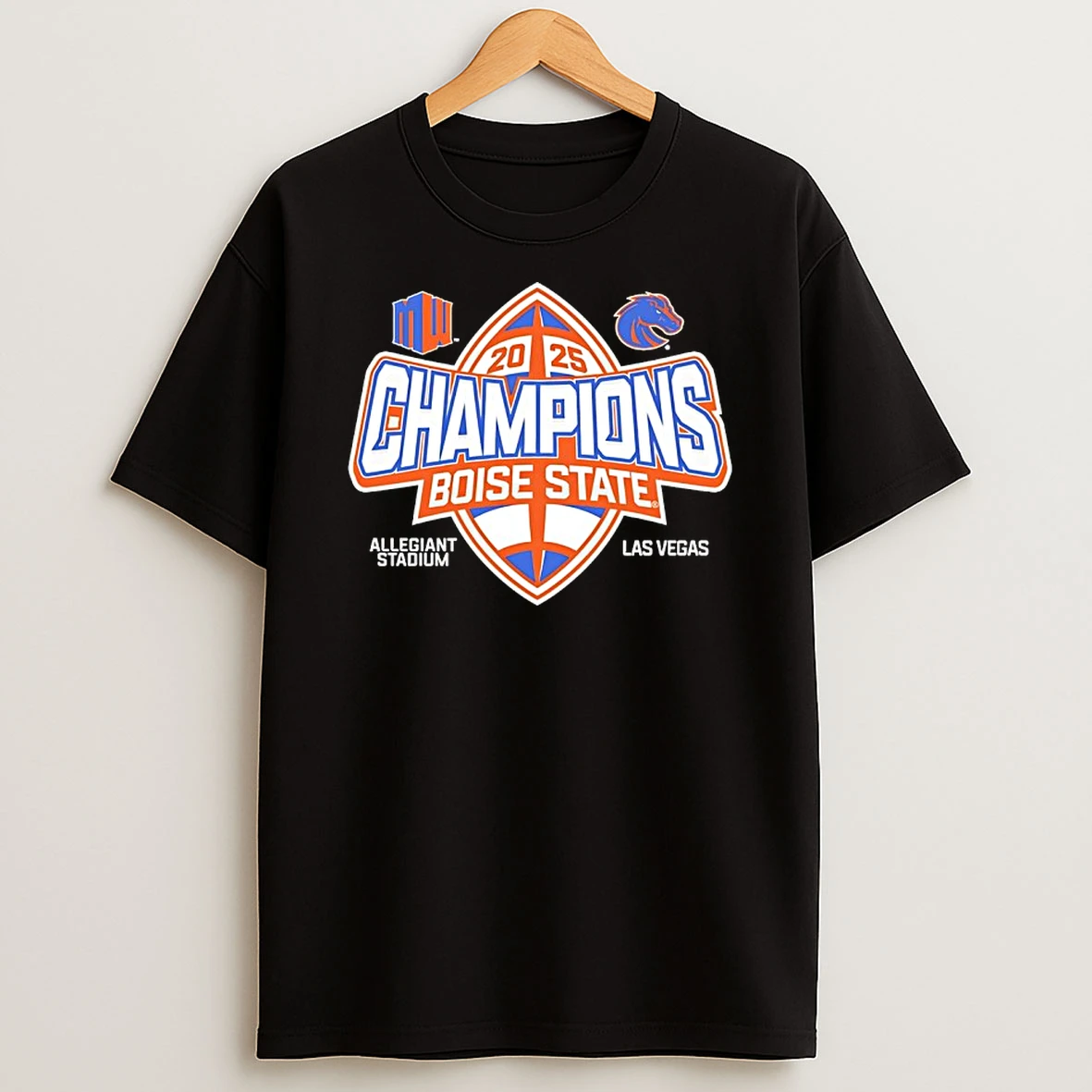 Boise State Broncos Mountain West Football Champions 2025 Shirts