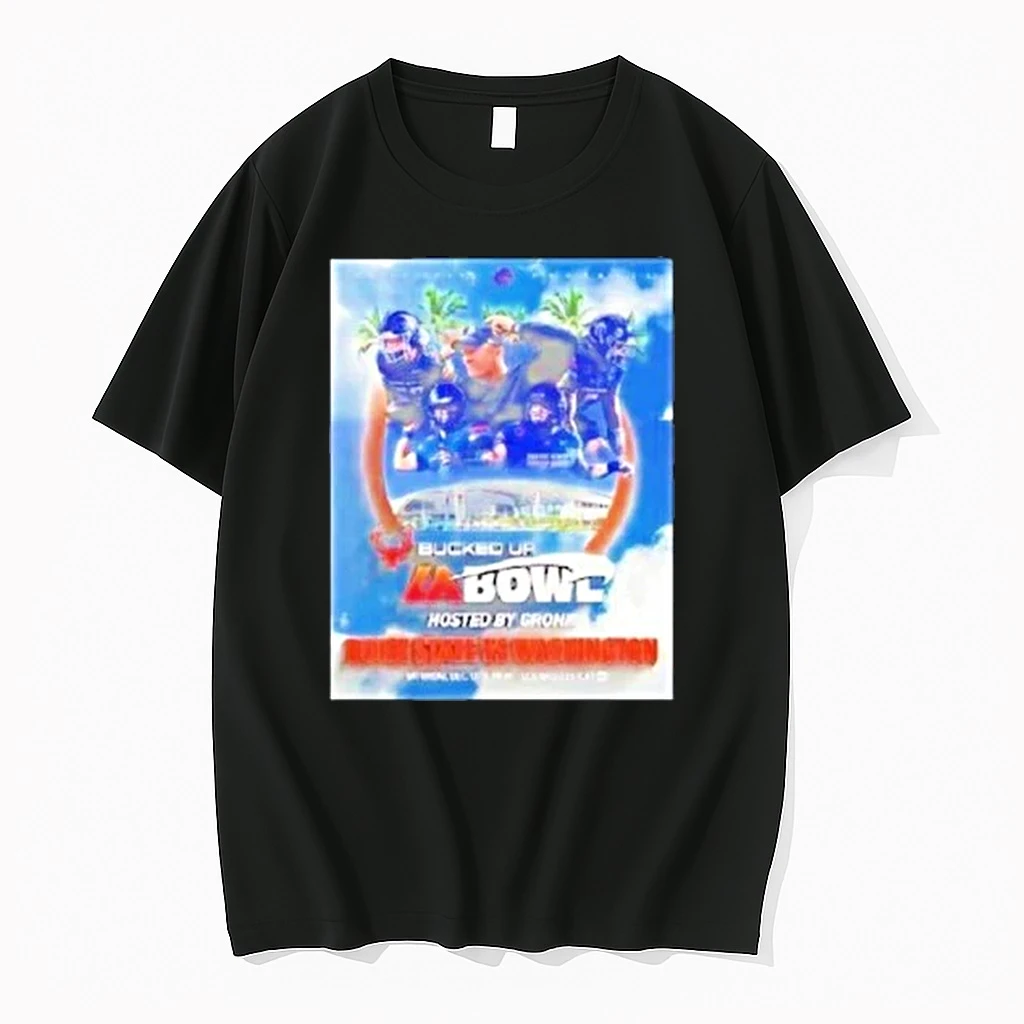 Boise State Broncos Vs Washington Huskies 2025 Bucked Up La Bowl Hosted By Gronk Shirts