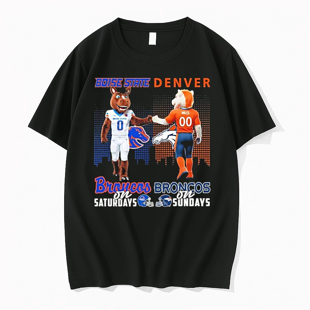 Boise State Vs Broncos Mascot On Saturdays And On Sundays Shirts