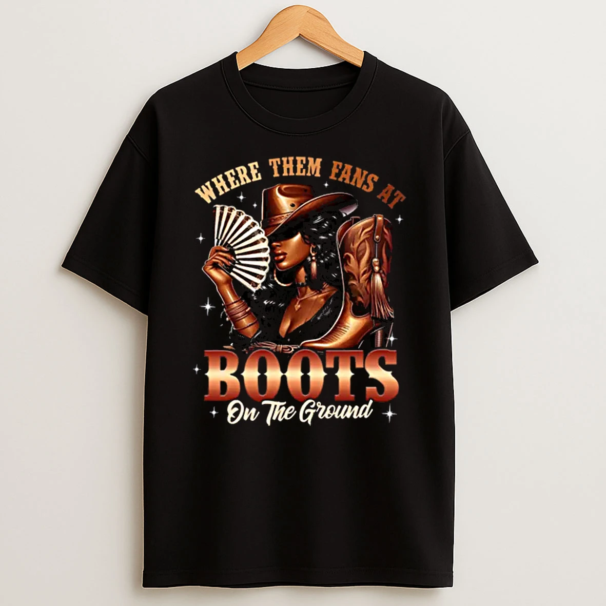 Boots On The Ground Cowgirl Black Women Africa Black History Shirts