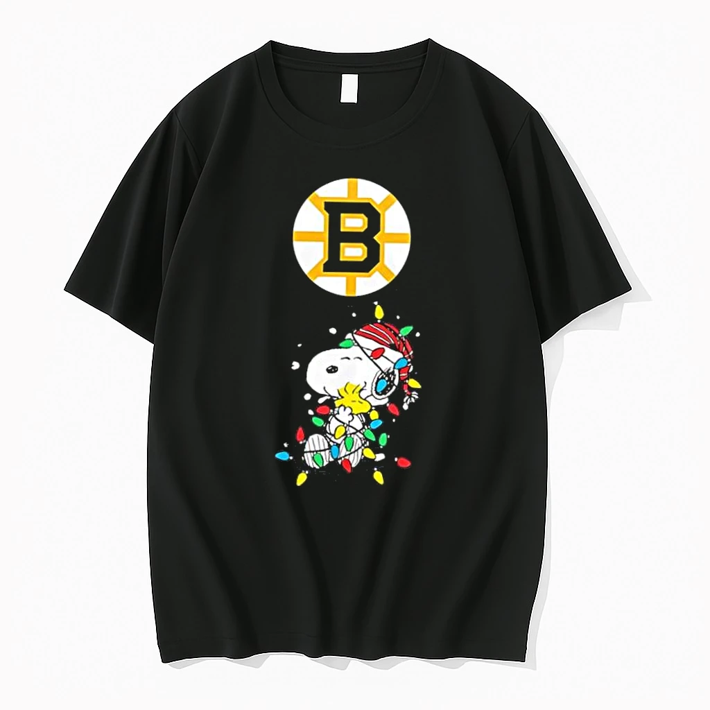 Boston Bruins Peanuts Christmas Night 2025 Special Holiday Shirts