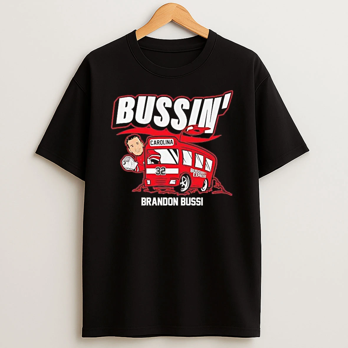 Brandon Bussi Bussin Express Buses Carolina Hurricanes Shirts
