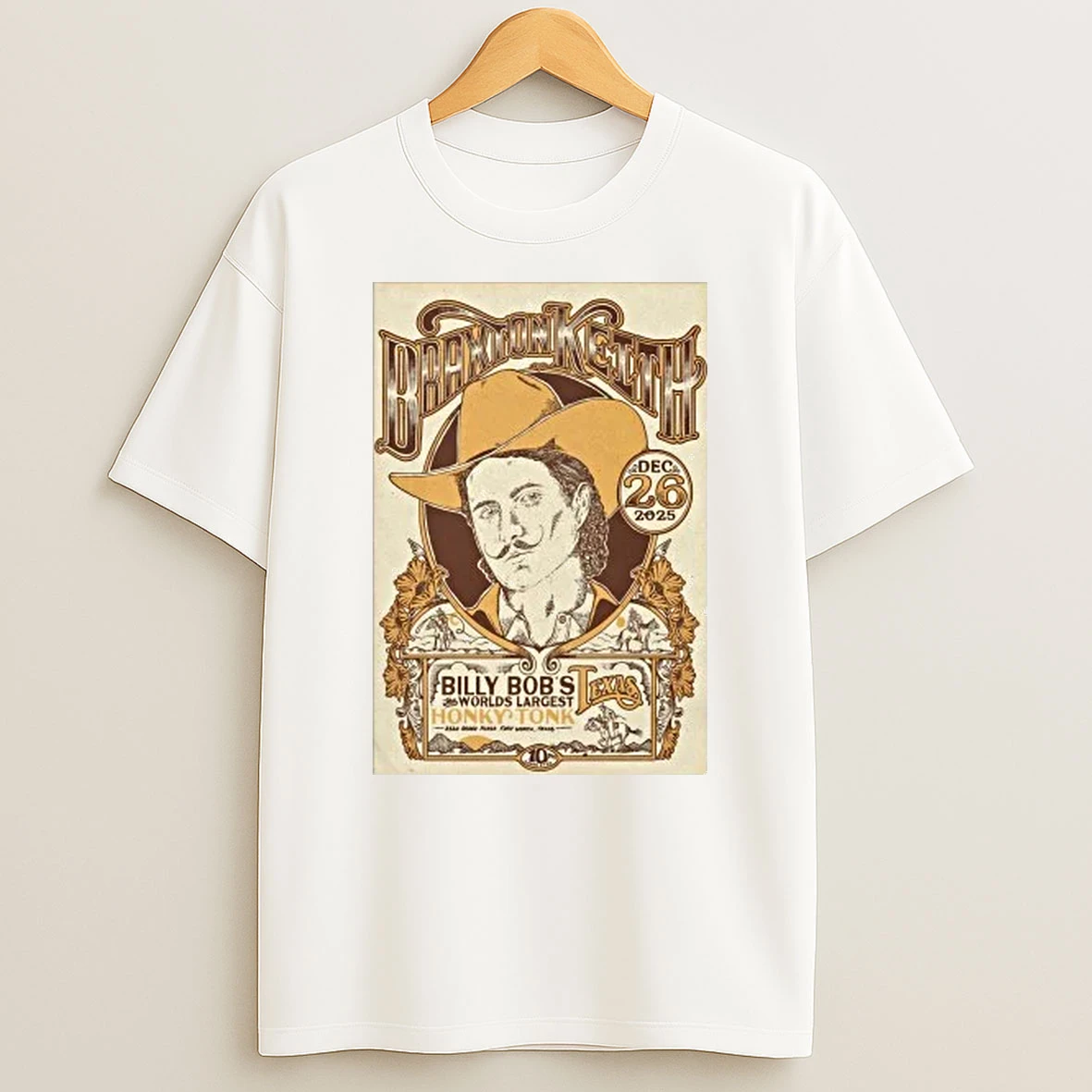 Braxton Keith Fort Worth Billy Bobs Texas 12 26 2025 Shirts