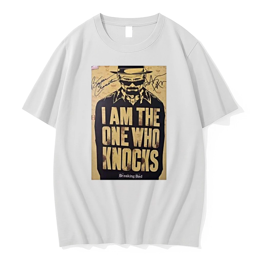 Breaking Bad I Am The One Who Knocks Signed Shirts