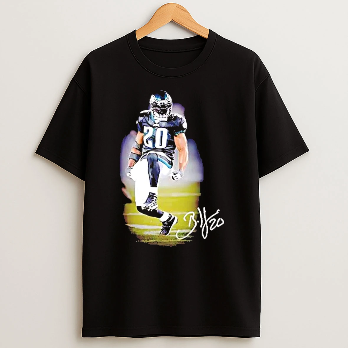 Brian Dawkins Dancing Celebration Eagles Signature Shirts