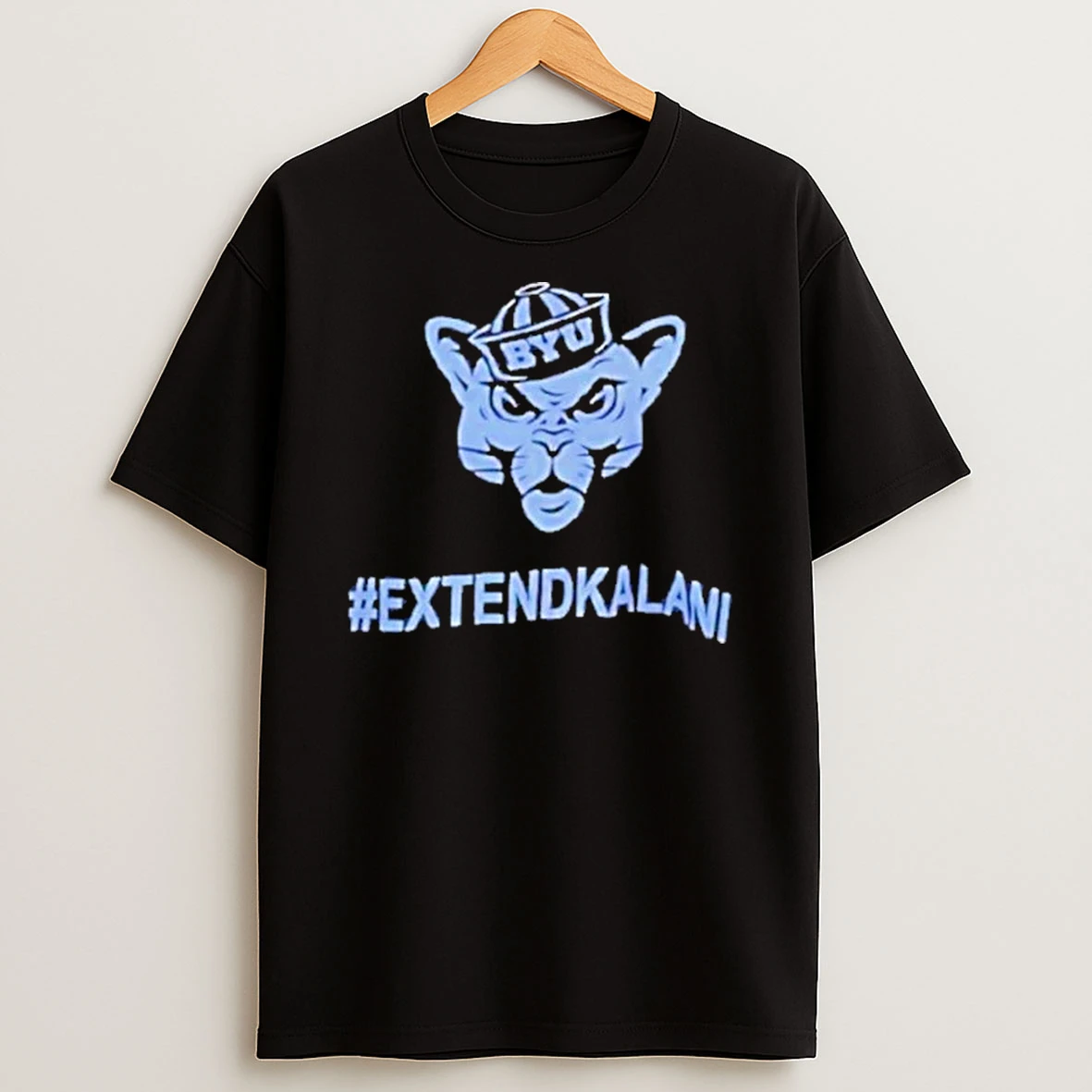 Brigham Young University Extendkalani Cougar Mascot Shirts