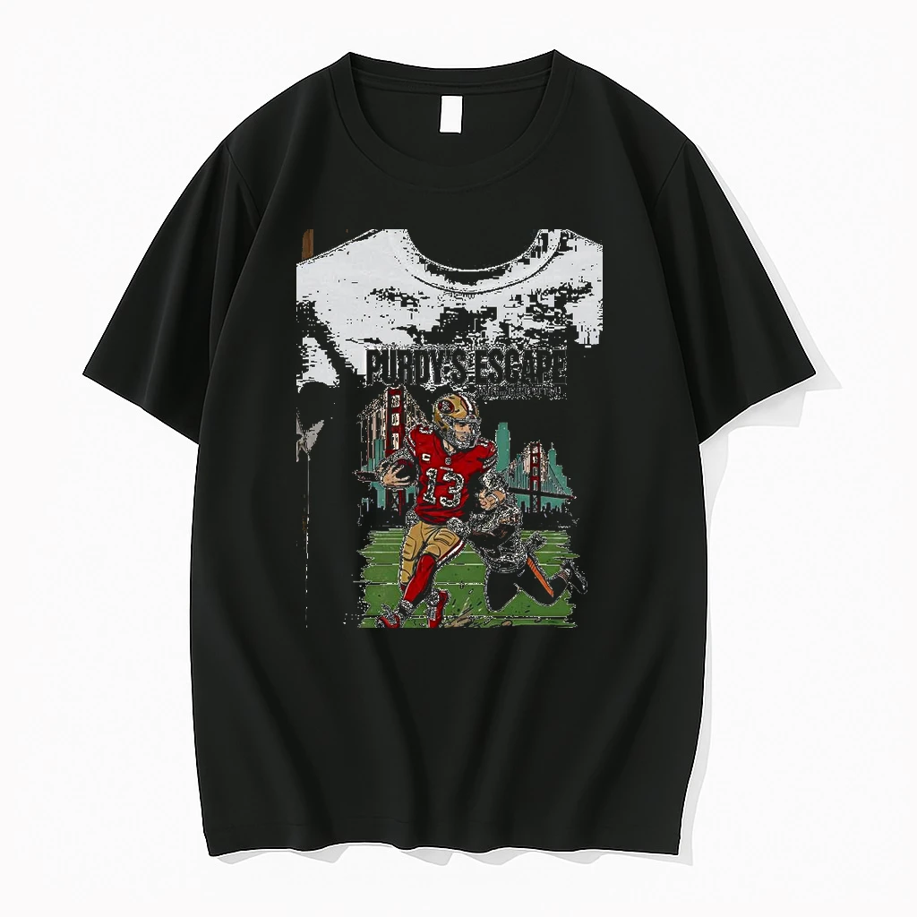 Brock Purdy Escape San Francisco 49ers Vs Chicago Bears Shirts