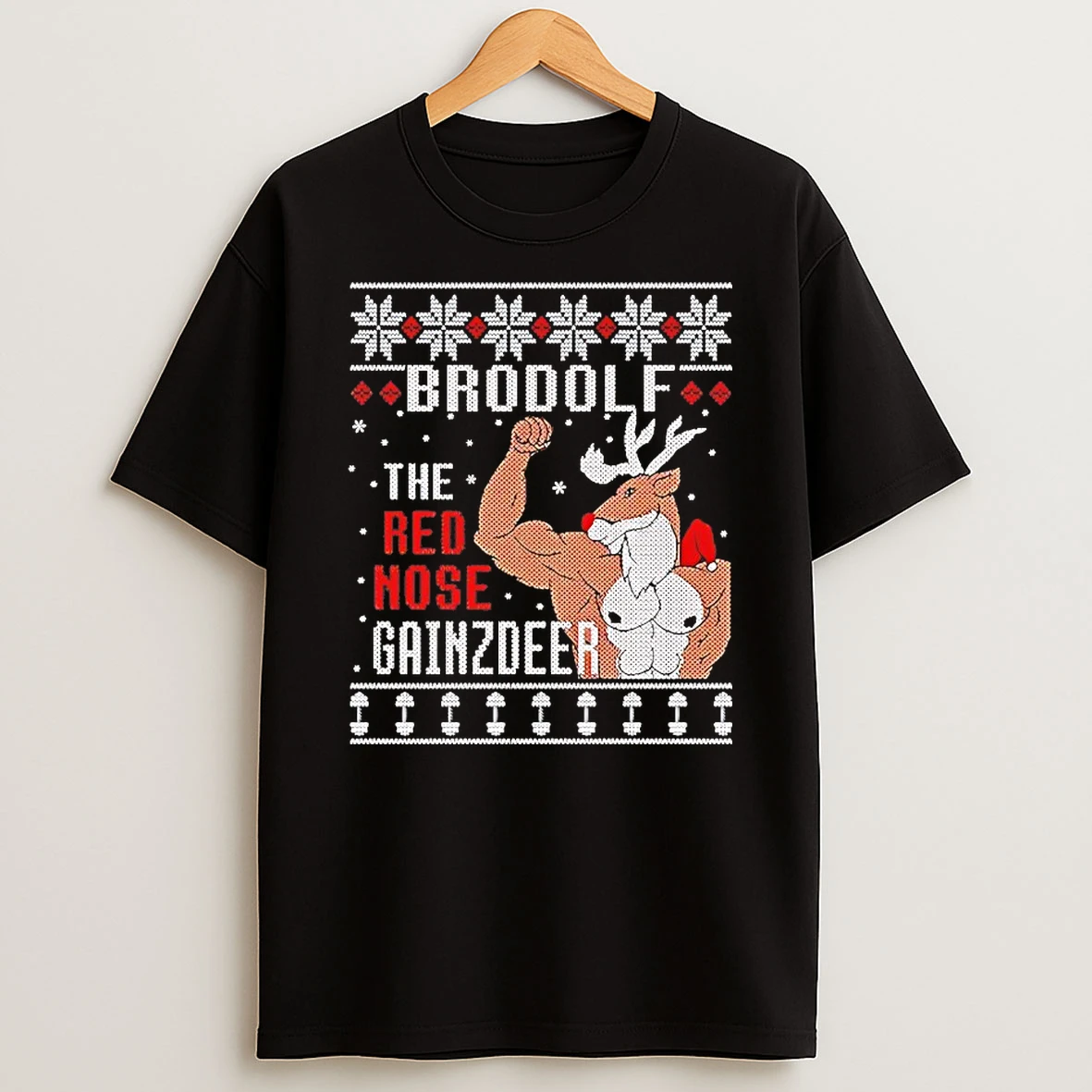 Brodolf The Red Nose Gainzdeer Christmas Shirts