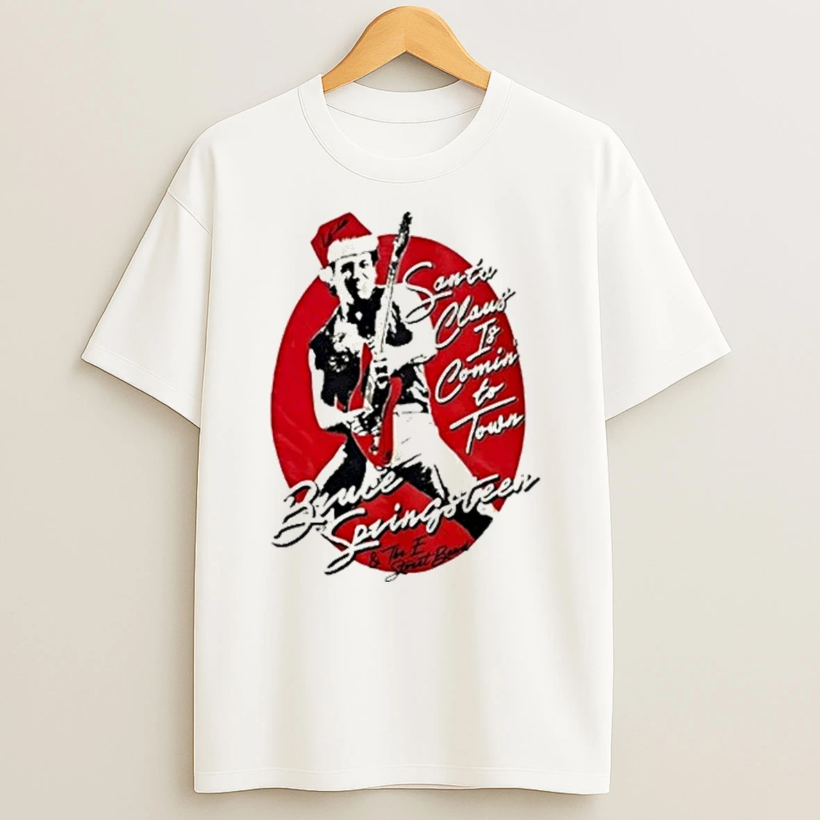 Bruce Springsteen Santa Claus Is Comin To Town Shirts