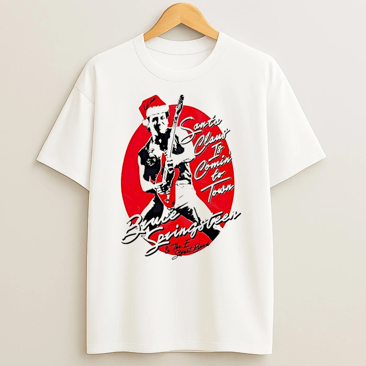 Bruce Springsteen Santa Claus Is Coming To Town Shirts