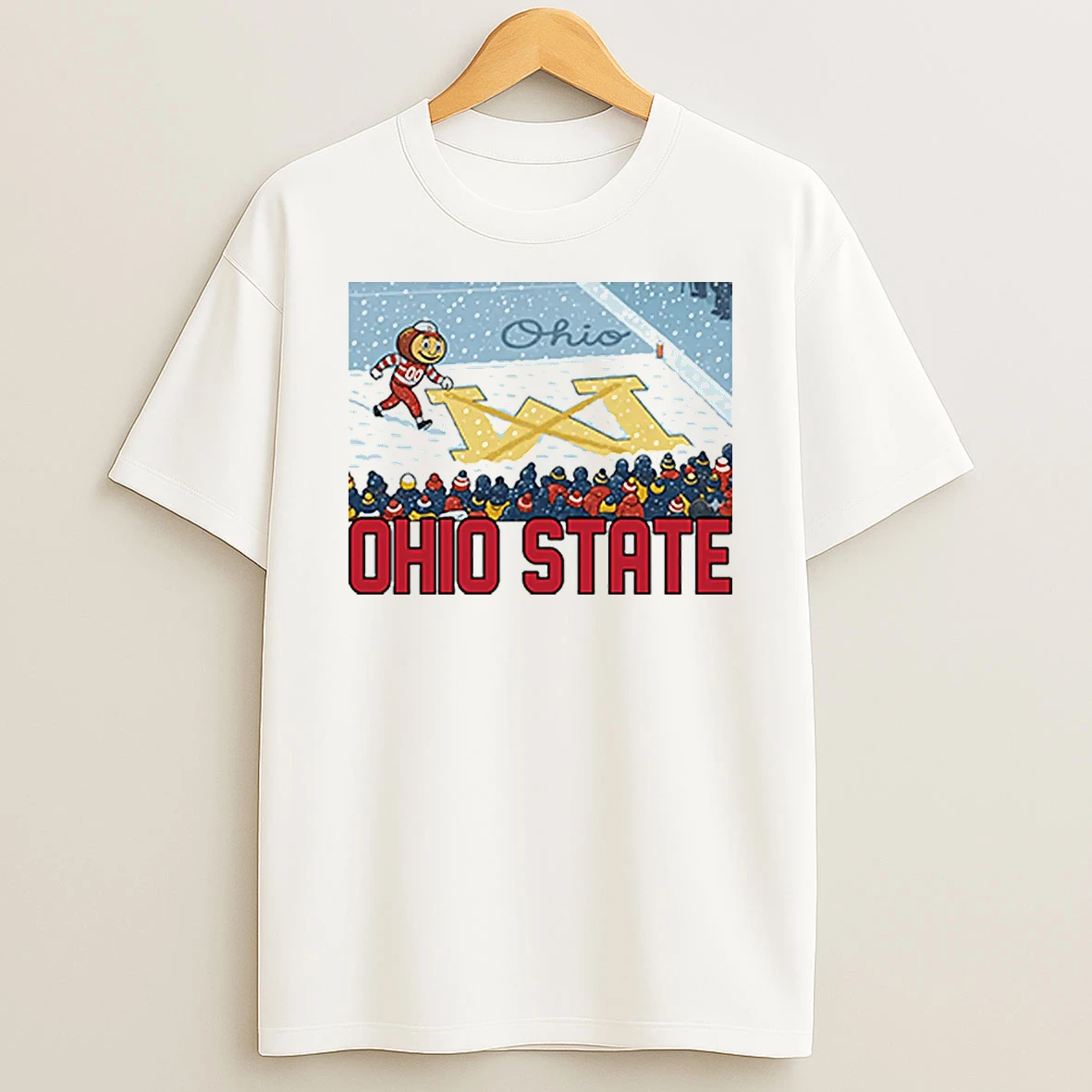 Brutus Ohio State Snow Fan Football Shirts