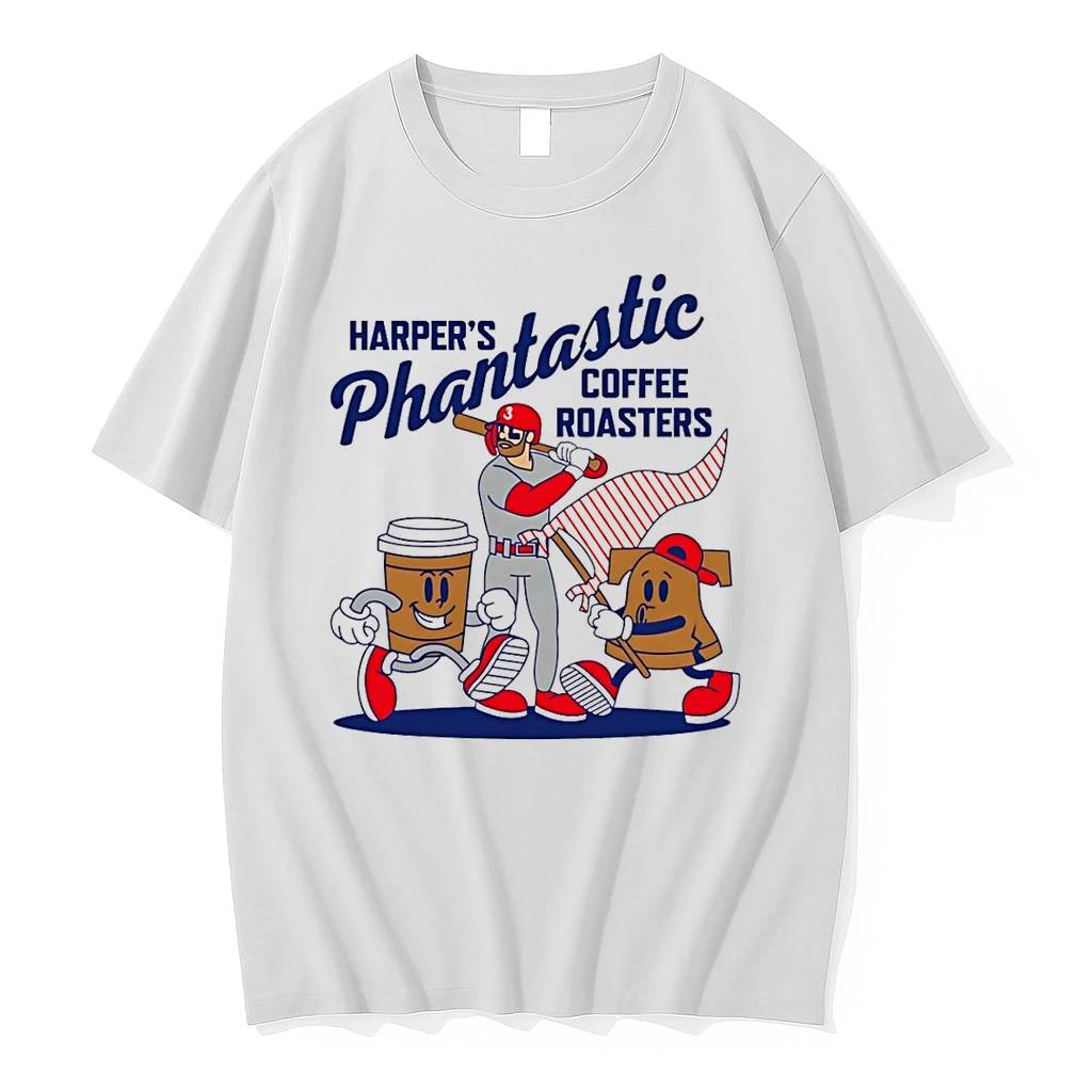 Bryce Harper Philadelphia Phillies Harpers Phantastic Coffee Roasters Superstar Cartoon Shirts