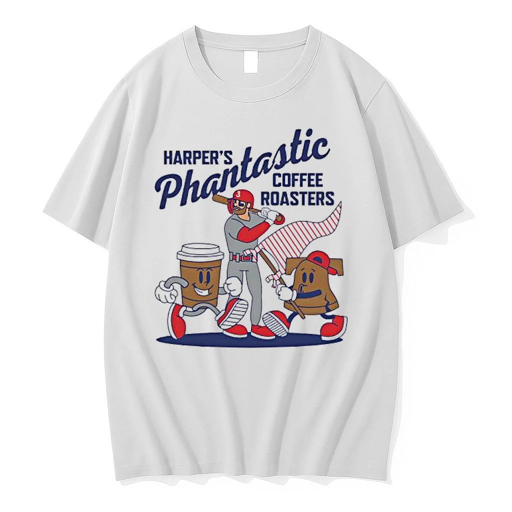 Bryce Harper Philadelphia Phillies Baseball Phantastic Coffee Roasters Cartoon Shirts