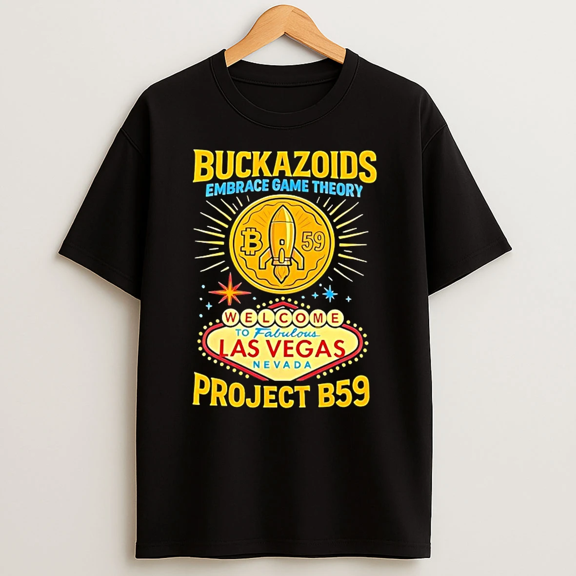 Buckazoids Embrace Game Theory Project B59 Shirts