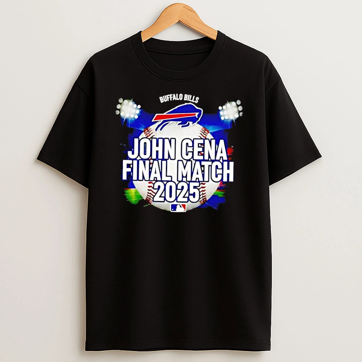Buffalo Bills John Cena Final Match 2025 X Mlb Baseball Shirts