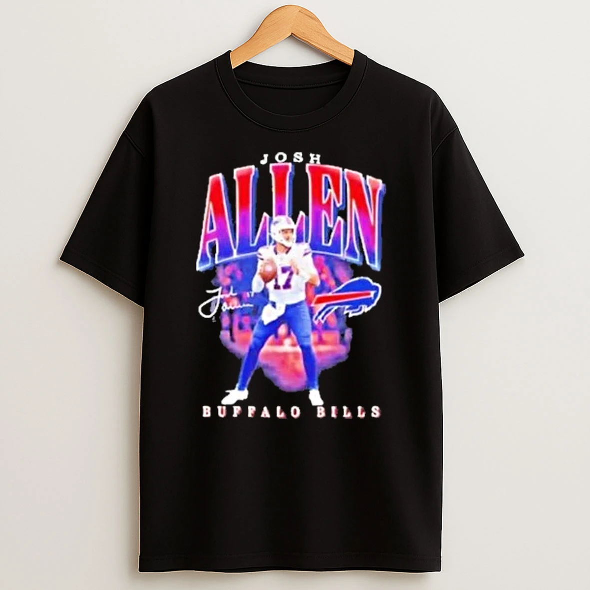Buffalo Bills Josh Allen Player Hype Signatures Shirts