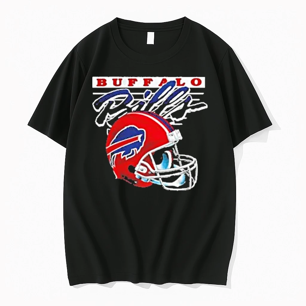 Buffalo Bills Nfl Logo Gradient Helmet Football Lover Shirts