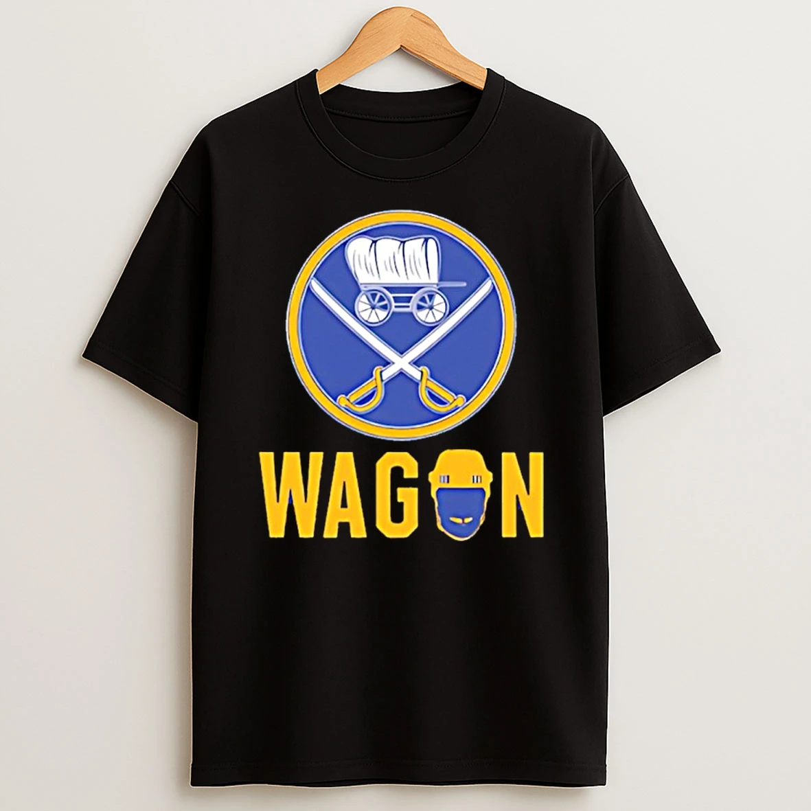 Buffalo Sabres Nhl Hockey Wagon Logo Shirts