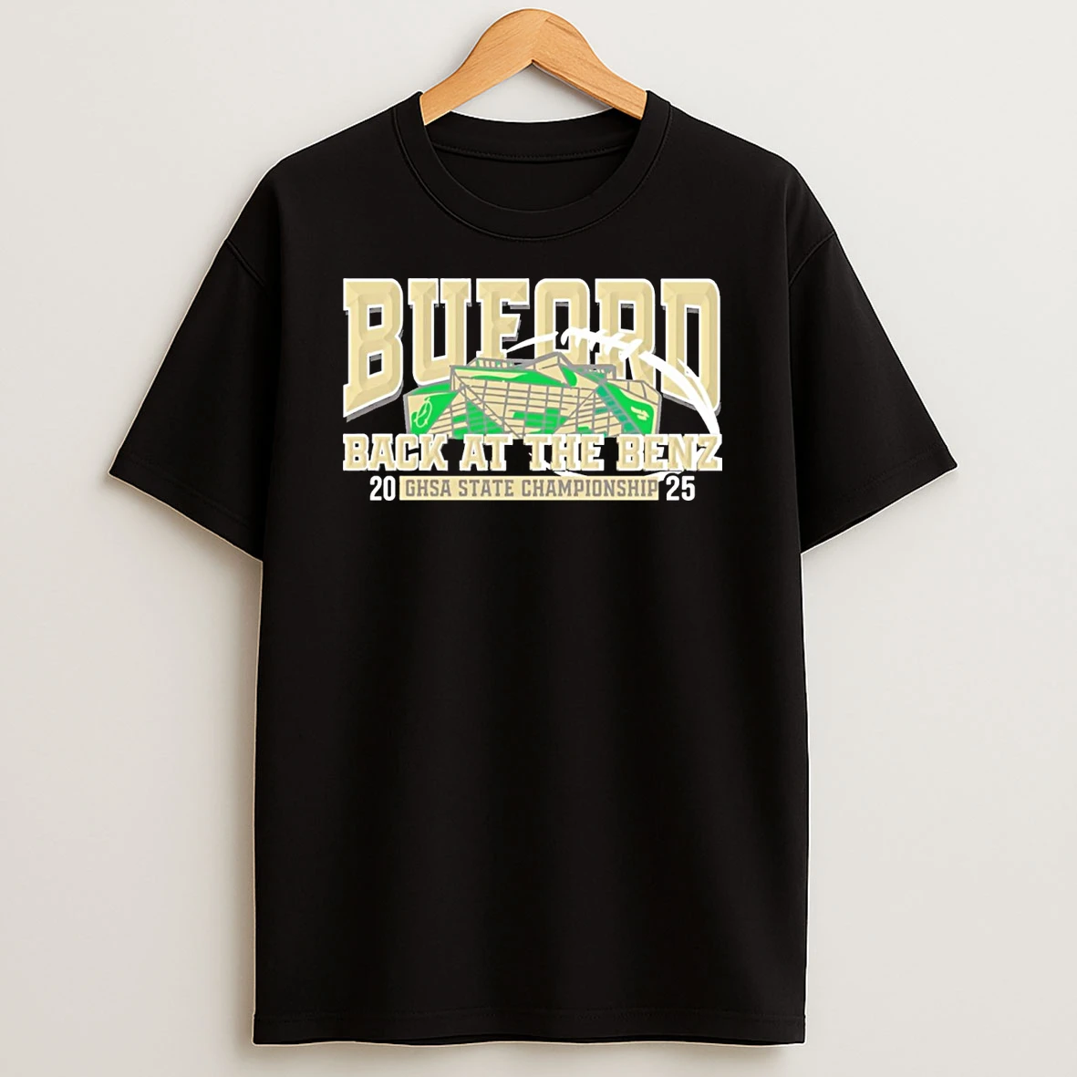 Buford Wolves Back At The Benz 2025 Ghsa State Football Championship Shirts