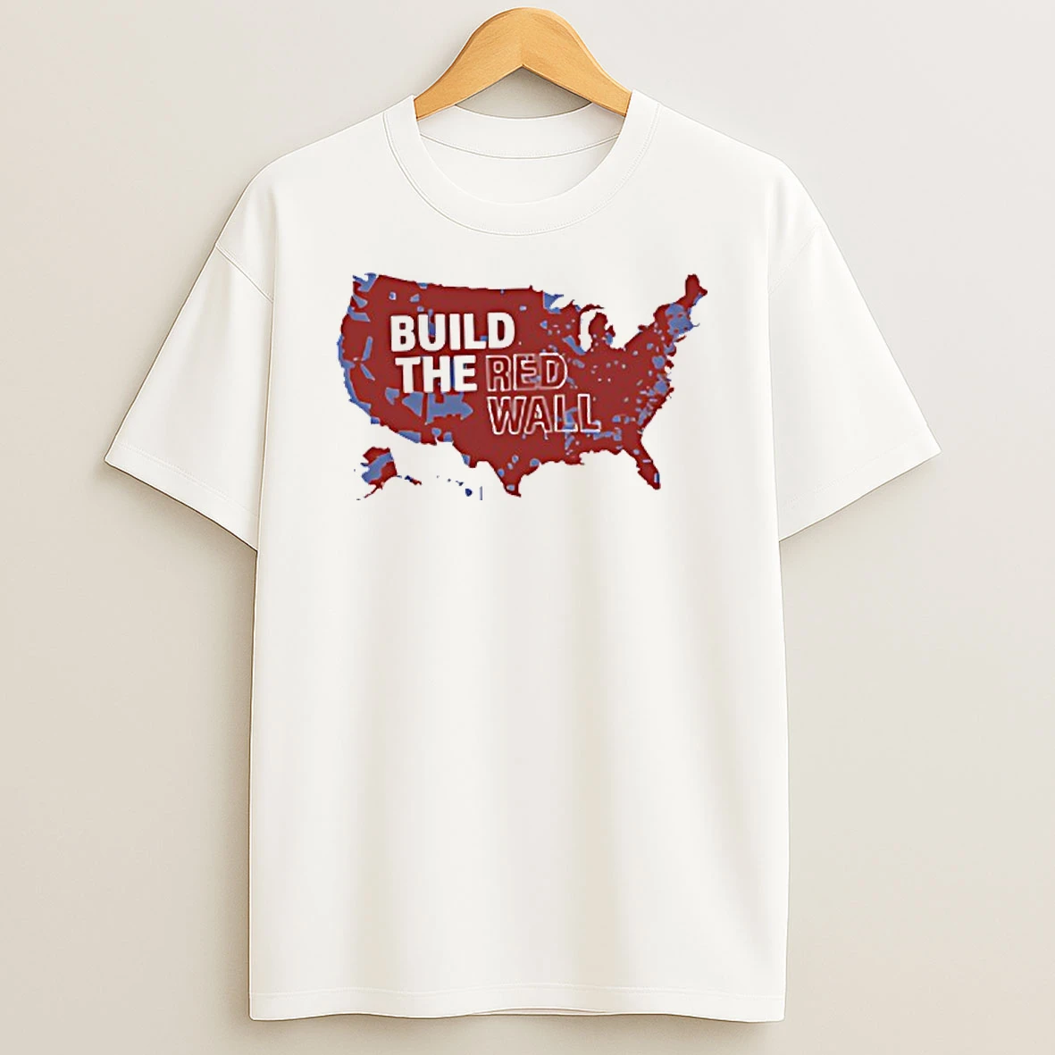 Build The Red Wall United State Map Shirts