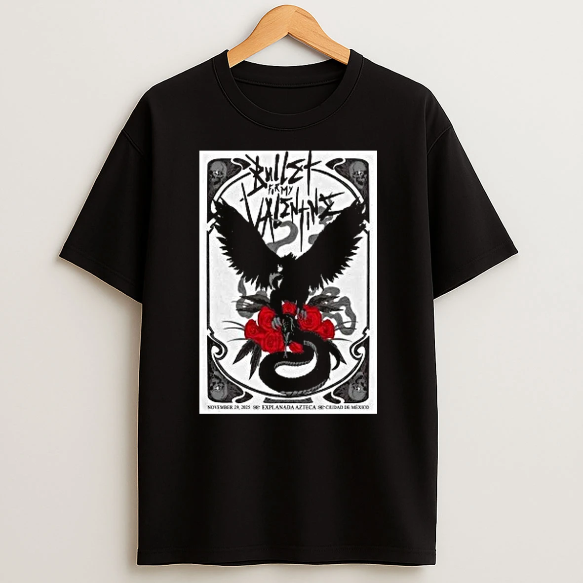 Bullet For My Valentine Mexico Tour On Nov 29 2025 Shirts